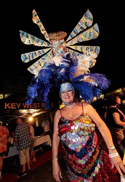 Headdress Ball 2009 photo - Duval Street, Key West